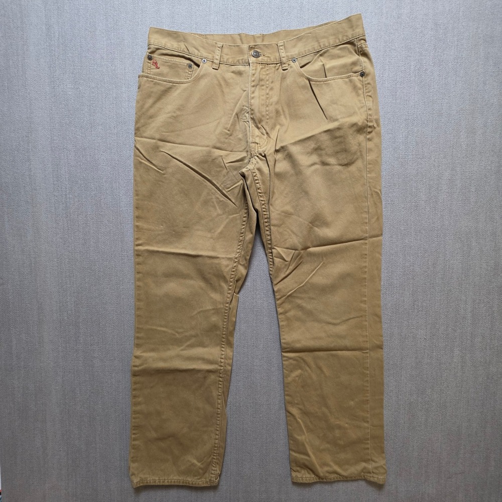 Polo Ralph Lauren Straight Leg Pants Mens 36x30 Khaki Tan 650 Twill Chino